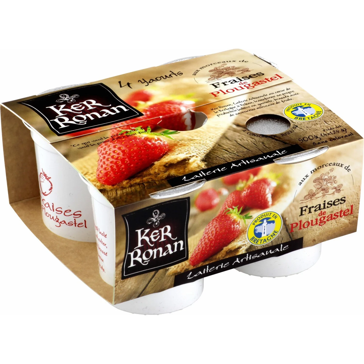 Yaourt Fraises Ker Ronan