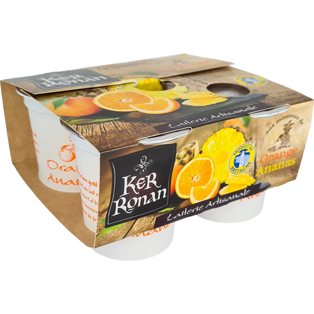 Yaourt Orange Ananas Ker Ronan