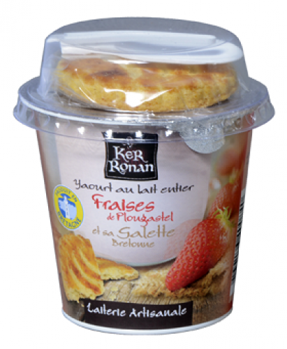 Yaourt fraises Ker Ronan